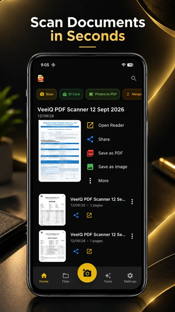 VeeiQ PDF Scanner Screen 3