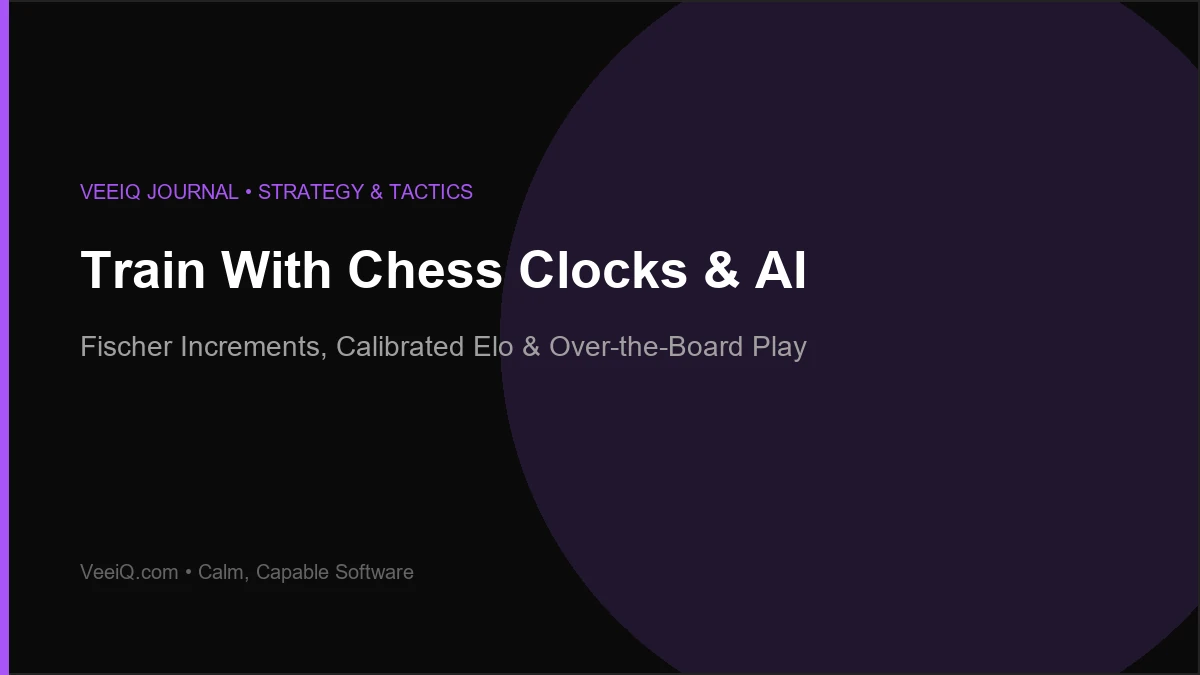 Mastering Chess Time Controls: How to Train with Clocks and Calibrated Offline AI to Improve Your Elo